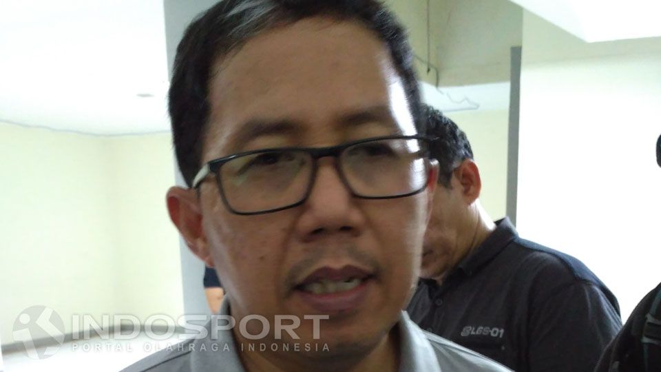 Direktur utama PT GTS, Joko Driyono akan memberikan laporan pertanggungjawaban seluruh kompetisi yang dijalani pihaknya ke Kemenpora. Copyright: © Beny Rahardjo/INDOSPORT